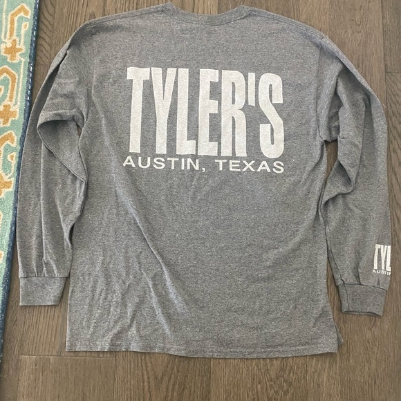 dark gray, long sleeve, Tyler’s Austin, Texas shirt - Picture 2 of 2